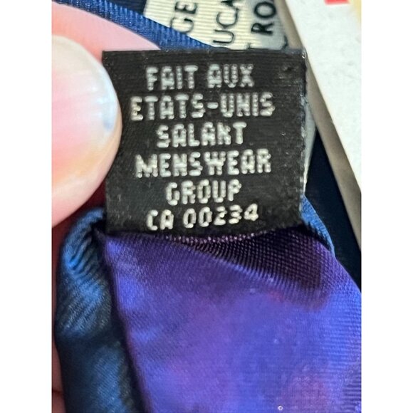 Retro Silk School Bus Save the Children Preppy Classic Chic Artsy Work Wear 80s - Picture 8 of 9